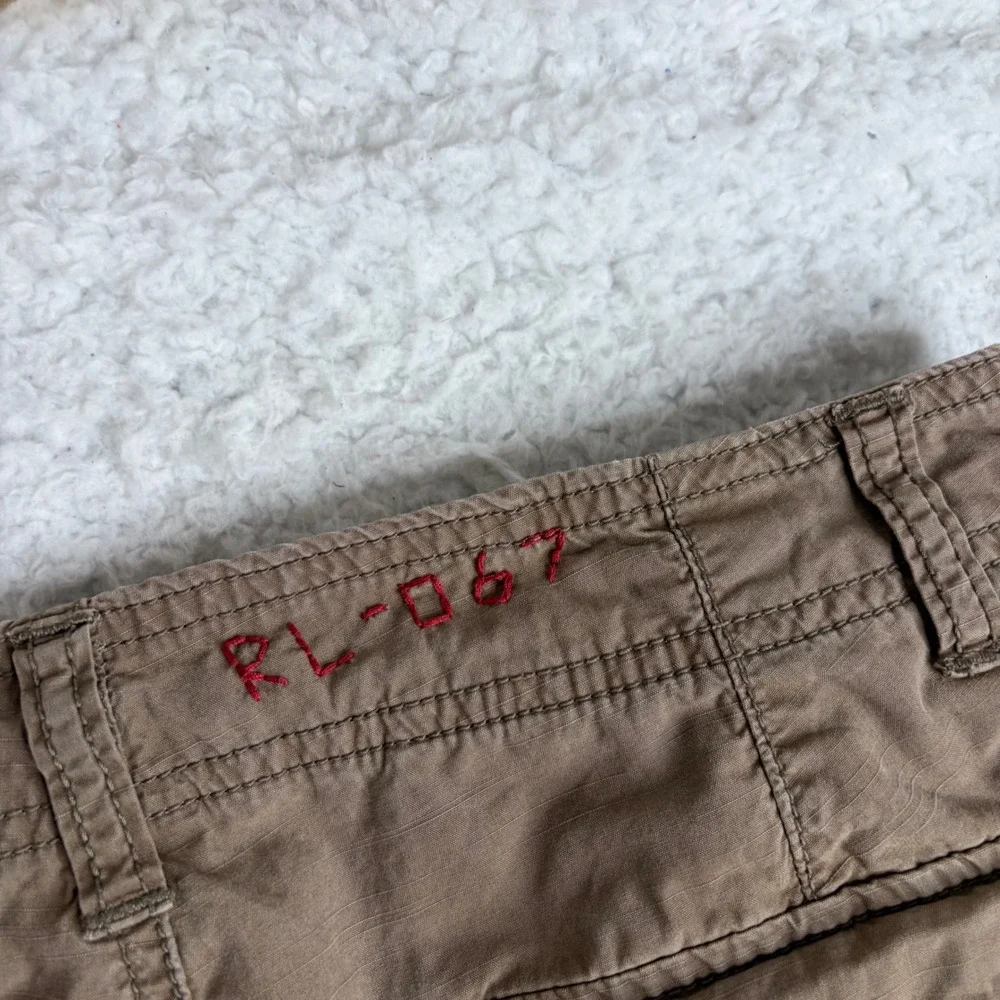 Polo Ralph Lauren Surplus Fit Cargo Pants Brown Ripstop Paratrooper Mens 29x28
